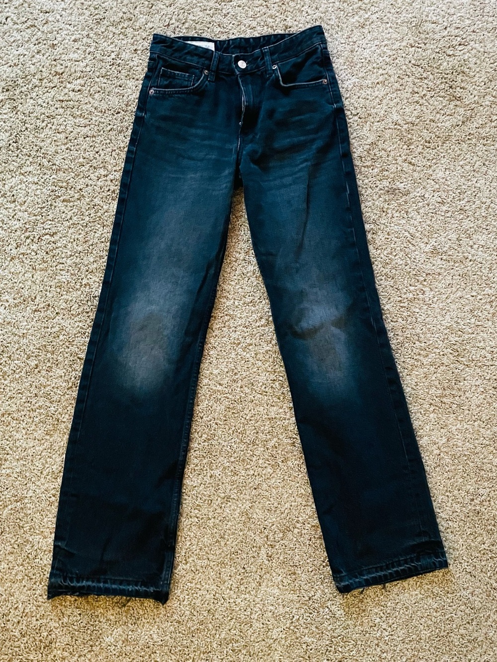 Zara Women’s Jeans in Black Wash Long inseam!